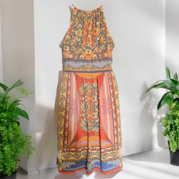 LONDON TIMES BOHO DRESS - Picture 4 of 4